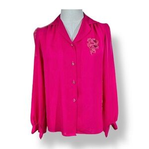 4/$20 Vintage Empire Embroidered Blouse